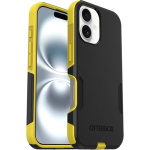 image:imageOtterBox iPhone 16 Commuter Series Case  Baby Blue Jeans Thin amp Protective iPhone Case DualLayer Impact Absorbing iPhone CaseBlack  Yellow