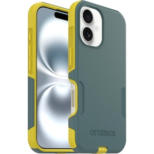 image:imageOtterBox iPhone 16 Commuter Series Case  Baby Blue Jeans Thin amp Protective iPhone Case DualLayer Impact Absorbing iPhone CaseGreen  Yellow