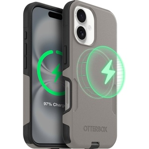 image:imageOtterBox iPhone 16 Commuter Series Case  Baby Blue Jeans Thin amp Protective iPhone Case DualLayer Impact Absorbing iPhone CasePompeii Grey