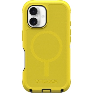 image:imageOtterBox iPhone 16 Defender Series Case  Black  Tough Rugged amp Durable iPhone Case Snaps on MagSafe MultiLayer Impact Absorbing iPhone CaseNight Reverse Yellow  Black