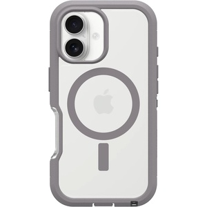 image:imageOtterBox iPhone 16 Defender Series XT Clear Case  Brick Red Clear  Tough Rugged amp Durable iPhone Case Snaps on MagSafe PressureFitted DualLayer iPhone CaseSnow Capped Clear
