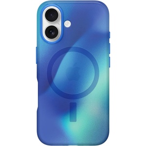 image:imageOtterBox iPhone 16 Figura Series Case  EOS Pink  HydroDipped Design UltraThin Silicone iPhone Case MagSafe iPhone Case with Camera BumperNorthern Lights Blue