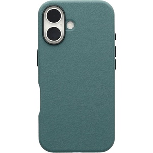 image:imageOtterBox iPhone 16 Symmetry Series Cactus Leather for MagSafe  Noir Ash Black  UltraThin Sleek iPhone Case Premium iPhone Case MagSafe CompatibleSagebrush Green