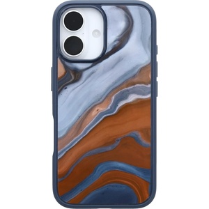 image:imageOtterBox iPhone 16 Symmetry Series Clear Case  Floral Romance Blue  UltraThin Sleek iPhone Case Floral iPhone CaseHigh Desert Marble