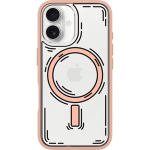 image:imageOtterBox iPhone 16 Symmetry Series Clear Case  Floral Romance Blue  UltraThin Sleek iPhone Case Floral iPhone CaseNew Doodle Cover
