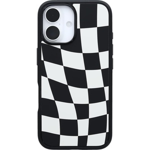 image:imageOtterBox iPhone 16 Symmetry Series Clear Case  Floral Romance Blue  UltraThin Sleek iPhone Case Floral iPhone CaseNew Wavy Charcoal