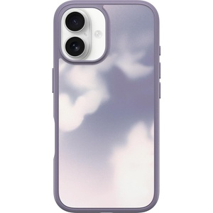 image:imageOtterBox iPhone 16 Symmetry Series Clear Case  Floral Romance Blue  UltraThin Sleek iPhone Case Floral iPhone CaseWinter Window Purple