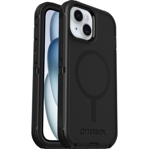 image:imageOtterBox iPhone 16e 15 14 amp 13 Defender Series  Black screenless rugged amp durable with port protection snaps to MagSafeBlack