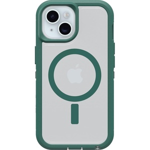 image:imageOtterBox iPhone 16e 15 14 amp 13 Defender Series XT Clear Case  Velvet Evergreen Clear screenless Rugged Snaps to MagSafe Lanyard AttachmentVelvet Evergreen
