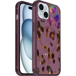 image:imageOtterBox iPhone 16e 15 14 amp 13 Symmetry Series Case  BLUETIFUL Blue Snaps to MagSafe UltraSleek Raised Edges Protect Camera amp ScreenLeopard Shift Pink