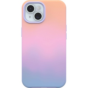 image:imageOtterBox iPhone 16e 15 14 amp 13 Symmetry Series Case  BLUETIFUL Blue Snaps to MagSafe UltraSleek Raised Edges Protect Camera amp ScreenSoft Sunset