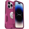 image:imageBundle Otterbox Commuter Series Case for SERIES Case for iPhone 14 PRO  INTO THE FUCHSIA  PopSockets PopGrip  JAWBREAKER GLOSS