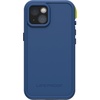 image:imageLifeProof iPhone 13 ONLY FR Series Case  ONWARD BLUE waterproof IP68 builtin screen protector port cover protection snaps to MagSafeBlue