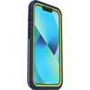 image:imageLifeProof iPhone 13 ONLY FR Series Case  ONWARD BLUE waterproof IP68 builtin screen protector port cover protection snaps to MagSafeBlue
