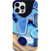 image:imageOtterBox  UltraSlim iPhone 13 Pro Max Figura Series Case Made for Apple MagSafe Artistic Protective Phone Case with SoftTouch Material for Comfort Saturn GraphicBlue