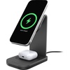 image:imageOtterBox 2in1 Wireless Charging Stand Black  MagSafe amp Qi2 Compatbile SpaceSaving Wireless Charging Stand for Apple Samsung Google and More