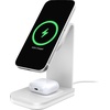 image:imageOtterBox 2in1 Wireless Charging Stand White  MagSafe amp Qi2 Compatbile SpaceSaving Wireless Charging Stand for Apple Samsung Google and More