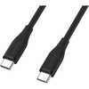 image:imageOtterBox 60W USBC 6ft Fast Charging Cable  Black No Tangle Design with Cable Organizing Loop Soft Touch Flexible Silicone USBC to USBC Charging Cable