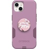 image:imageOtterBox Bundle Commuter Series for iPhone 13  Maven Way  PopSockets PopGrip  Clear Glitter SilverPink