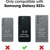 image:imageOtterBox Galaxy S22 Symmetry Series Case  Stardust GlitterClear UltraSleek Wireless Charging Compatible Raised Edges Protect Camera amp ScreenBlack