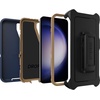 image:imageOtterBox Galaxy S23 Defender Series Case  Blue Suede Shoes Blue Rugged amp Durable with Port Protection Includes Holster Clip Kickstand