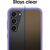 image:imageOtterBox Galaxy S23 Prefix Series Case  Clear UltraThin PocketFriendly Raised Edges Protect Camera amp Screen Wireless Charging CompatibleClearPurple