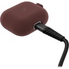image:imageOtterBox Soft Touch Case for Apple AirPods 3rd Gen  Black Taffy BlackWell Red
