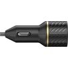 image:imageOtterBox USBC Fast Charge Dual Port Car Charger 50W Combined  Black