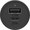image:imageOtterBox USBC Fast Charge Dual Port Car Charger 50W Combined  Black
