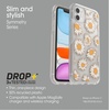 image:imageOtterBox iPhone 11 Symmetry Series Case  Stardust Silver FlakeClear UltraSleek Wireless Charging Compatible Raised Edges Protect Camera amp ScreenVintage Daisy