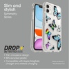 image:imageOtterBox iPhone 11 Symmetry Series Case  Stardust Silver FlakeClear UltraSleek Wireless Charging Compatible Raised Edges Protect Camera amp ScreenY2K Butterfly