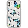 image:imageOtterBox iPhone 11 Symmetry Series Case  Stardust Silver FlakeClear UltraSleek Wireless Charging Compatible Raised Edges Protect Camera amp ScreenY2K Butterfly
