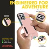 image:imageOtterBox iPhone 12 amp iPhone 12 Pro Commuter Series Case  Ballet Way Pink SaltBlush Slim amp Tough PocketFriendly with Port ProtectionPinkBlack