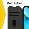 image:imageOtterBox iPhone 13 ONLY Strada Series Case  Shadow Card Holder Genuine Leather PocketFriendly Folio caseSHADOW