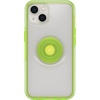 image:imageOtterBox iPhone 13 Otter  Pop Symmetry Series Clear Case  Limelight ClearGreen Integrated PopSockets PopGrip Slim PocketFriendly Raised Edges Protect Camera amp Screen