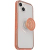 image:imageOtterBox iPhone 13 Otter  Pop Symmetry Series Clear Case  MELONDRAMTIC ClearOrange Integrated PopSockets PopGrip Slim PocketFriendly Raised Edges Protect Camera amp Screen