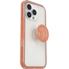 image:imageOtterBox iPhone 13 Pro Otter  Pop Symmetry Series Case  Tranquil Waters Blue Integrated PopSockets PopGrip Slim PocketFriendly Raised Edges Protect Camera amp ScreenMelondramtic ClearOrange