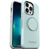 image:imageOtterBox iPhone 13 Pro Otter  Pop Symmetry Series Case  Tranquil Waters Blue Integrated PopSockets PopGrip Slim PocketFriendly Raised Edges Protect Camera amp ScreenBlue