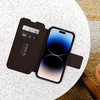 image:imageOtterBox iPhone 14 Pro Max ONLY Strada Series Case  Espresso Brown Card Holder Genuine Leather PocketFriendly Folio CaseBrown