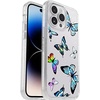 image:imageOtterBox iPhone 14 Pro Max ONLY Symmetry Series Case  Cow Print ClearBlack UltraSleek Wireless Charging Compatible Raised Edges Protect Camera amp ScreenY2K Butterfly