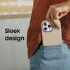 image:imageOtterBox iPhone 14 Pro Max ONLY Symmetry Series Case  Cow Print ClearBlack UltraSleek Wireless Charging Compatible Raised Edges Protect Camera amp ScreenBrown