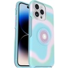 image:imageOtterBox iPhone 14 Pro Max Otter  Pop Symmetry Series Clear Case  Glowing Aura Pink Integrated PopSockets PopGrip Slim PocketFriendly Raised Edges Protect Camera amp Screen