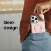 image:imageOtterBox iPhone 14 Pro Max OtterGrip Symmetry Series Case  BLUE STORM Blue builtin grip sleek case snaps to MagSafe raised edges protect camera amp screenPink
