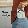 image:imageOtterBox iPhone 14 Pro Max OtterGrip Symmetry Series Case  BLUE STORM Blue builtin grip sleek case snaps to MagSafe raised edges protect camera amp screenGreen