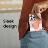 image:imageOtterBox iPhone 14 Pro Max OtterGrip Symmetry Series Case  BLUE STORM Blue builtin grip sleek case snaps to MagSafe raised edges protect camera amp screenPeaches