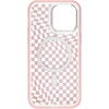 image:imageOtterBox iPhone 14 Pro Max Symmetry Series Clear Case  Checkmate Pink Snaps to MagSafe UltraSleek Raised Edges Protect Camera amp Screen