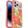image:imageOtterBox iPhone 14 Pro Max Symmetry Series Clear Case  Quilted Poppies Red Snaps to MagSafe UltraSleek Raised Edges Protect Camera amp Screen