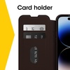 image:imageOtterBox iPhone 14 Pro ONLY Strada Series Case  Espresso Brown Card Holder Genuine Leather PocketFriendly Folio caseBrown