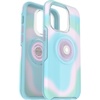 image:imageOtterBox iPhone 14 Pro Only Otter  Pop Symmetry Series Clear Case  Clear Integrated PopSockets PopGrip Slim PocketFriendly Raised Edges Protect Camera amp ScreenGlowing Aura