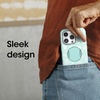 image:imageOtterBox iPhone 14 Pro Only OtterGrip Symmetry Series Case  PEACHES Orange builtin grip sleek case snaps to MagSafe raised edges protect camera amp screenPoppies by the Sea